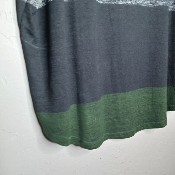 Rag and Bone Emerald Stripe Hudson Long Sleeve Sweater - Picture 5 of 7